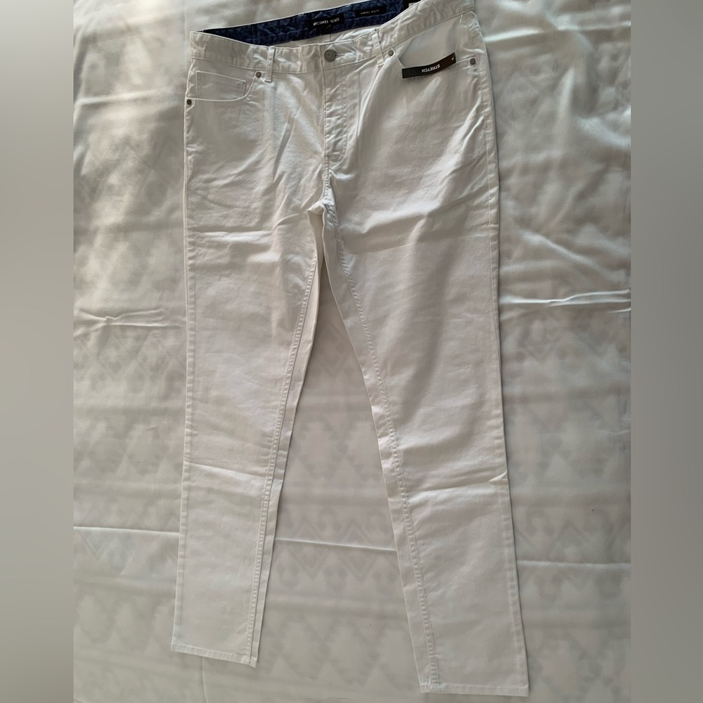 White Michael Kors slim fit Jeans